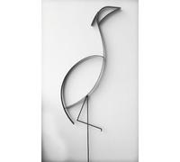 Poppy Forge Heron Garden Art - Steel - W38.1 X H111.8 Cm - Bare Metal/ready To Rust