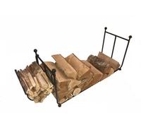Poppy Forge Log Rack Long - Steel - L30.5 X W81.6 X H39.4 Cm - Black