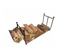 Poppy Forge Log Rack Long - Steel - L30.5 x W81.6 x H39.4 cm - Black Poppy Forge Black