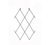 Poppy Forge Oregon Arch Infill Pack BM/RtR - Steel - L53 x W152 x H239 cm in Black Poppy Forge Black