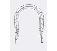 Poppy Forge Paris Arch (Including Ground Spikes) - Bare Metal/ready To Rust - L175 X W53 X H242 Cm