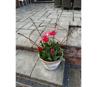 Poppy Forge Paris Peony Plant Support - Steel - H81.3 Cm - Bare Metal/ready To Rust