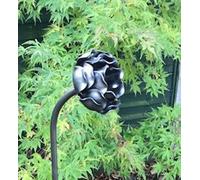 Poppy Forge Rose Plant Pin 4Ft (Bare Metal/natural Rust) (Pack Of 3) - Steel - H121.9 Cm