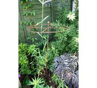 Poppy Forge Simple Circle Support (Pack Of 5) - Steel - L40.6 X W40.6 X H81.3 Cm - Bare Metal/ready To Rust