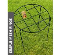 Poppy Forge Simple Mesh Ring (Pack Of 4) - Steel - L30.4 X W30.4 X H40.6 Cm - Green