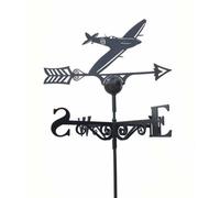 Poppy Forge Spitfire Weathervane - Steel - L53 X W61 X H88 Cm - Black
