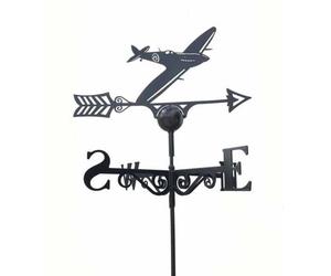 Poppy Forge Spitfire Weathervane - Steel - L53 X W61 X H88 Cm - Black