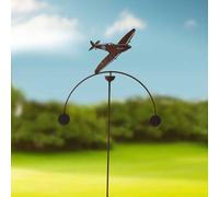 Poppy Forge Spitfire Wind Rocker Double Bare Metal/ready To Rust - Steel - W54 X H148.5 Cm