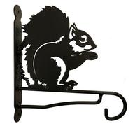 Poppy Forge Squirrel Feature Bracket - Steel - W30.5 x H33 cm - Black Poppy Forge Black