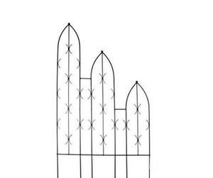 Poppy Forge Triple Slope Gothic Screen Bare Metal/ready To Rust - Steel - L2 X W91.4 X H180 Cm