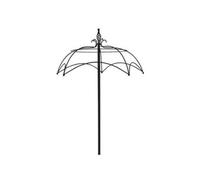 Poppy Forge Umbrella Trainer Plant Border Support - Single Stem Tuteur - Steel - L83.8 X W83.8 X H198.1 Cm - Black
