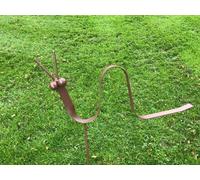 Poppy Forge Worm Garden Art - Steel - W53.3 X H53.3 Cm - Bare Metal/ready To Rust