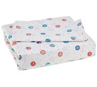 Poppy & Fritz - Twin Sheets, Cotton Percale Bedding Set, Crisp & Cool, Lightweight Home Decor (Polka Donuts, Twin)