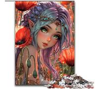 Poppy Girl 1000 Pieces Jigsaw Puzzles For Teens And Adults, Educational Stress Relief Toy for Is Ideal As A Gift for The Whole Family (size 26x38cm)
