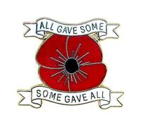 Poppy Pin Badge - All Gave Some, Some Gave All