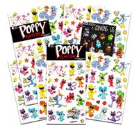 Poppy Play Time Sticker Set for Kids - Poppy Play Time Party Favors Bundle with 8 Poppy Play Time Sticker Sheets | Poppy Play Time Party Supplies Set