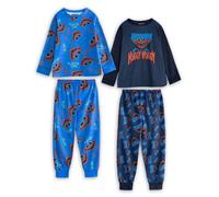 Poppy Playtime Boy's Poppy's Playtime Multi-Pack of 2 Long Sleeve Long Leg Pyjama Set | Size: 7-8 Years Poppy Playtime Multicolor 7-8 Years