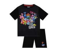 Poppy Playtime Boys Pyjamas | Pjs For Boys | Summer Short Pyjama Set | Gamer Nightwear | Black 11-12 Years
