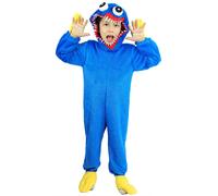 Poppy Playtime Huggy Wuggy Pajamas Cosplay Romper Costume Jumpsuit Fancy Dress Kids Nightwear Long Sleeve Loungewear