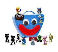 Poppy Playtime - Minifigure Collector Case Set Age 12+ Featuring Huggy Wuggy (10 Figures with Exclusives, Series 1), Multi_color, (FP7700)