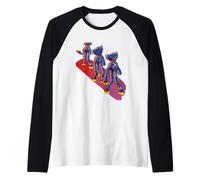Poppy Playtime Ruined Huggy Wuggy 3D Effect Raglan Baseball Tee