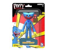 Poppy Playtime - Smiling Huggy Wuggy Action Figure (5" Posable Figure, Series 1) [Officially Licensed]