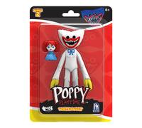 Poppy Playtime - White Huggy Wuggy Action Figure (5 Tall Posable Figure, Series 2)