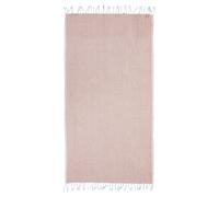Poppy Red Hammam Towel, 100% Cotton Quick Dry Towel With Woven Texture, Lightweight Throw Blanket Premier Housewares Light Brown One Size