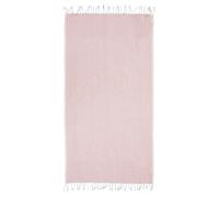 Poppy Red Hammam Towel, 100% Cotton Quick Dry Towel With Woven Texture, Lightweight Throw Blanket Premier Housewares Pink One Size