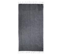 Poppy Red Hammam Towel, 100% Cotton Quick Dry Towel With Woven Texture, Lightweight Throw Blanket Premier Housewares Black One Size