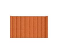 Poppy Single Headboard - Pumpkin Orange - Pumpkin orange