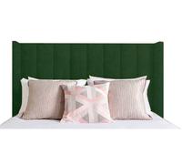 Poppy Super King Headboard - Bottle Green - Bottle Green