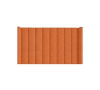 Poppy Super King Headboard - Pumpkin Orange - Pumpkin orange