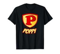 Poppy Superhero T Shirt - Father's Day Super Gift Tee T-Shirt
