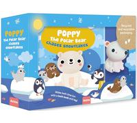 Poppy the Polar Bear Chases Snowflakes (My First Bath Book & Toy)