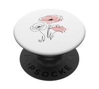 Poppy Watercolour Art Poppy Seeds Red Botanical Poppies PopSockets Adhesive PopGrip