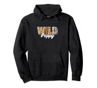 Poppy Wild Cheetah Leopard Zebra Pattern Cute Pullover Hoodie