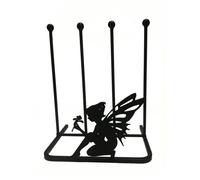 Poppyforge 2 Pair Boot Rack - Fairy - Steel - L29 x W39 x H48 cm - Black Poppyforge Black