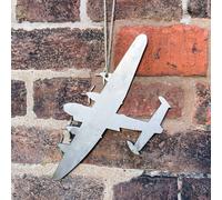 Poppyforge Hanging Lancaster Garden Art - W20 x H20 cm in Silver Poppyforge Silver