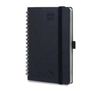 POPRUN 2026-2027 Academic Small Weekly Planner, 4" x 6.25" Pocket Calendar for purse, Horizontal Daily Calendar from July 2026 to June 2027, Softcover Appionment Book with Monthly Tabs, Spiral Bound