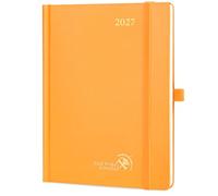 POPRUN 2027 A5 Diary Week to View - Hardback, Vertical Weekly Planner