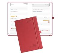 POPRUN 2027 Diary A5 Page A Day Planner 27 Day Per Page Diary, To Do List