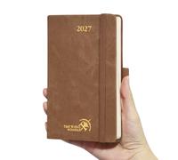 POPRUN 2027 Diary Planner Weekly Hardback A6 Diary Week to View Planner