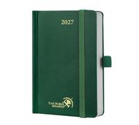 POPRUN A Day per Page Pocket Diary Small 2027 A6 Hardback Daily Planner
