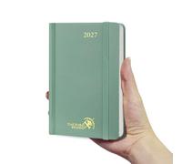 POPRUN A Day per Page Pocket Diary Small 2027 A6 Hardback Daily Planner