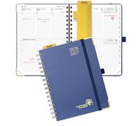 POPRUN Academic Planner 2026-2027, Weekly Planner July 2026-June 2027, 6.5" x 8.5" planner weekly and monthly with Hardcover, Tabs, Ruler, Pen Loop, Unisex appointment Book for Work, Organizing and