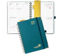 POPRUN Academic Planner 2026-2027, Weekly Planner July 2026-June 2027, 6.5" x 8.5" planner weekly and monthly with Hardcover, Tabs, Ruler, Pen Loop, Unisex appointment Book for Work, Organizing and