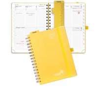 POPRUN Academic Planner 2026-2027, Weekly Planner July 2026-June 2027, 6.5" x 8.5" planner weekly and monthly with Hardcover, Tabs, Ruler, Pen Loop, Unisex appointment Book for Work, Organizing and