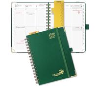 POPRUN Academic Planner 2026-2027, Weekly Planner July 2026-June 2027, 6.5" x 8.5" planner weekly and monthly with Hardcover, Tabs, Ruler, Pen Loop, Unisex appointment Book for Work, Organizing and