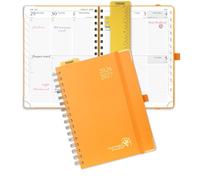 POPRUN Academic Planner 2026-2027, Weekly Planner July 2026-June 2027, 6.5" x 8.5" planner weekly and monthly with Hardcover, Tabs, Ruler, Pen Loop, Unisex appointment Book for Work, Organizing and